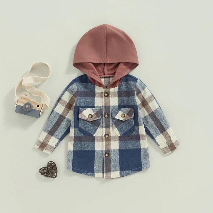 1-6Y%20Kids%20Boys%20Plaid%20Jacket%20Baby%20Autumn%20Clothing%20Long%20Sleeve%20Button%20Closure%20Hooded%20Plaid%20Outerwear%20Children%20Coats%20Streetwear%20-%20Image%204