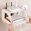 1Pcs Wall Mount Wifi Router Storage. 