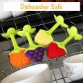New Non-Toxic Silicone Fruit-Shape Teether for Baby Teething Relief, Soft Safety Pacifier Accessory. 