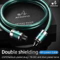 Hifi Power Cable High Quality OCC Copper EU US AU Power Cord For CD Decoder and Tube Amplifier. 