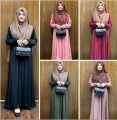 abaya borka (Aziya Borka) (No Hijab) Dubai Cherry stylish party borka fashion collection Fashionable khimar Lycra borka for Women.