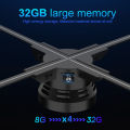 3D Hologram Projector Fan Remote Wifi Control 56-100cm Commercial Advertising Display Hologram Projector 3D Support 32G SD Card. 