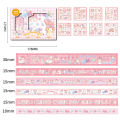 Cartoon Handbook Set Cute Cartoon Stickers Tape Diy Decorative Handbook Material GJCUTE. 
