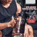 1.7 Litre Sports Water Bottle Portable Travel Water Bottle For Training Exercise Fitness Cup With Time Scale BPA Free Eatop.
