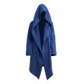 【Alien Alien】 Leisure Cool Hooded Men Trench Coat Extra Long Jacket Oversize for Autumn. 