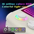 RG-Cube Retro Game Console 128G 4720 Games Android 13 RGB Joystick WIFI+BT5.0 5200mAh Handheld Video Game Console C. 