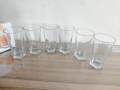 6 pcs plaine design water glass Olila Round Aquare Design. Crystal Clear Water Drinking Glass Set. Juice Glass Set. Model:W042:R90.. 