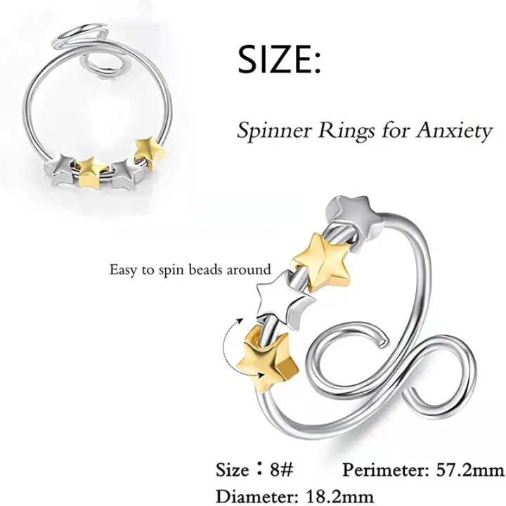 Personality%20Star%20Index%20Finger%20Rings%20Meaningful%20Fidget%20Spinner%20Rings%20Creative%20Pentagram%20Rotating%20Ring%20for%20Women%20Men%20-%20Image%204
