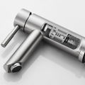 304 Stainless Steel Bathroom Sink Faucet Single Handle Wash Basin Mixer Tap. 