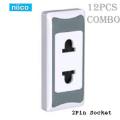 PIANO 2 Pin Socket -GRAY Color(12 Pice Combo). 
