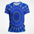 Funny Abstract Visual Illusion Psychedelic Pop T Shirts For Men 3D Abstract Art Printed Tee Shirts Kids Fashion Vintage Clothes. 