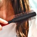 Professional Plastic Round Brush Comb Spiral Roller Curly Hair Combs Massager Hairbrush Dressing Salon Barber Comb Hairstyle red. 