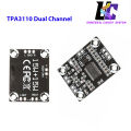 TPA3110 Dual Channel Stereo Digital Audio Amplifier Board 15W 15W Class D Digital Power Amplifier Module DC8 to 24V for Speakers 4 to 8 ohms. 