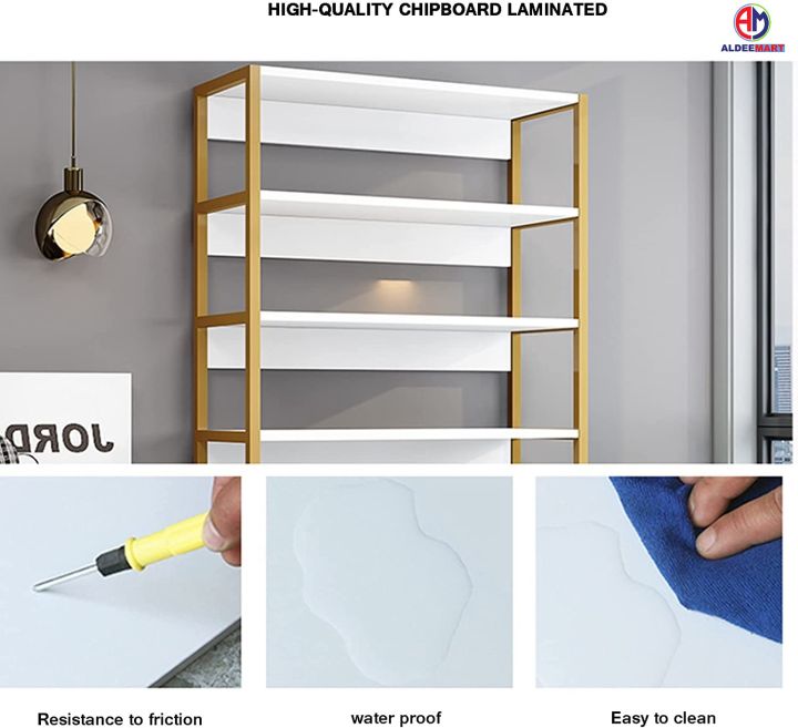 Aldeemart%20Metal%20Wood%20Bookcase,%20Multifunctional%20Freestanding%20Bookcase%20for%20Small%20Spaces%20for%20Living%20Room,%20Bedroom,%20-%20Image%203