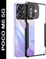 For Xiaomi Poco M6 5G, Redmi 13C, Redmi 13R Transparent Back Case Luxury Xundu Shock-Proof Bumper Protective Phone Cover.