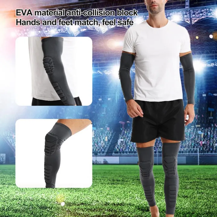 1Pc%20Sports%20Knee%20Pad%20Shin%20Guard%20High%20Elastic%20Breathable%20Impact%20Resistant%20Shin%20Sleeve%20Protective%20Football%20Equipment%20-%20Image%203