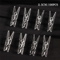Transparent Small Clips, Lighting Accessories, Plastic Clips, Small Clothespins, Mini Decorative Photo Clips. 