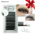 【The Edge of Beauty】3D W Russian volume cilios W Four Leave Clover Remade Bloom Fans Mix Korean Makeup Fake Cil Mink Lash. 