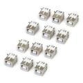 Lot of 12Pcs Replacement USB Connector Socket Type B Female Right Angle.