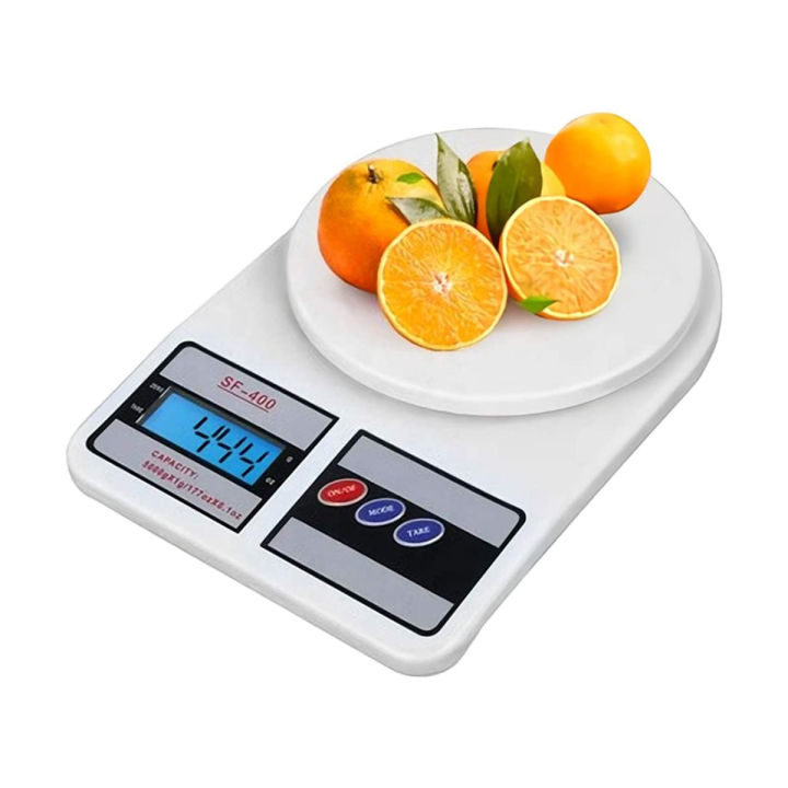 Sf- 400 Digital Lcd Display Electronic Kitchen Scale - 10 Kg - Weight Machine Digital - Weight Machine