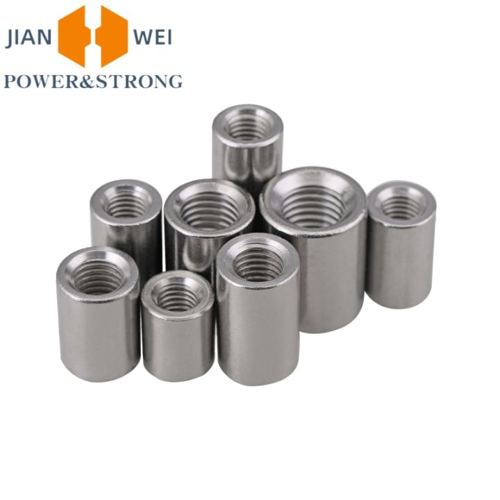 M5%20M6%20M8%20M10%20M12%20M16%20M20%20304%20Stainless%20Steel%20Lengthen%20Thicken%20Round%20Column%20Joint%20Coupling%20Nut%20Cylindrical%20Connect%20Screw%20Nut%205pcs%20-%20Image%206