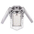 LED Garage Light Foldable Deformable Garage Ceiling Lamp with 4 Adjustable Panels 60W 6000LM for Warehouse Bar Basement. 