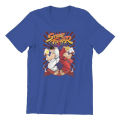 Men T-Shirt Street Fighter Ryu And Ken Humor Cotton Tee Shirt Short Sleeve Gamer Superhero Video Games T Shirts Tops Gift Idea.