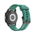 For Huawei Watch GT 2 46mm Carbon Fiber Silicone Watch Band. 