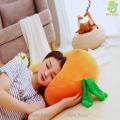 RANI Carrot Pillow Giant Plush Bolster Body Pillow (26.6inch / 65cm) - Cute Long Distance Relationship Gift For Girlfriend. 