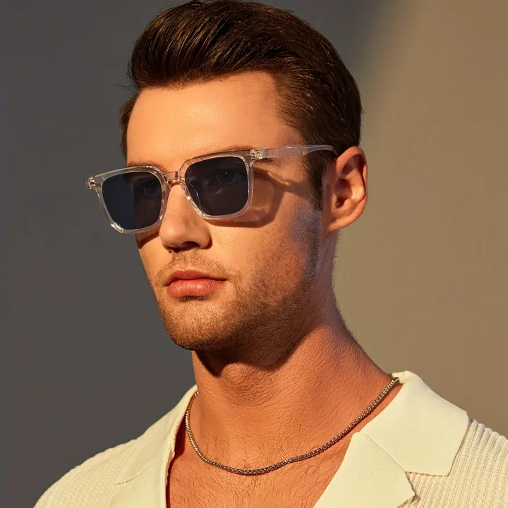 1pair%20Trendy%20Simple%20Large%20Square%20Frame%20Sunglasses,%20For%20Men%20Women%20Outdoor%20Travel%20Vacation%20Decors%20Photo%20Props%20,%20ideal%20choice%20for%20gifts%20-%20Image%203