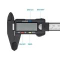 Carbon Fiber 6 Inch Digital Vernier Calipers 6 Inch 150mm Scale Electronic Digital Slide Caliper Ruler Measuring Gauge Scale With Large LCD Display Inch Millimeter Hand Tools. 