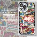 Marvel superhero cartoon Phone Case for Apple iPhone 13 1relax2 Mini 8 Plus XS X 7 14 Pro Max 11 Pro SE 15 Pro XR Cover. 