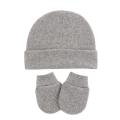 Autumn Winter Newborn 2/3 Pcs Hat Gloves And Socks Set For Baby Boys Baby Girls Cotton Soft Headwear Solid Color Infant Nightcap. 