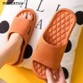 Non-Slip Slippers Men Women Indoor Home Eva Slides Bathroom Waterproof Shoes Deodorant Soft Bottom Outer Wear Sandals Flip Flops.