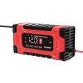 SL Fully Automatic Smart Battery Charger 12v / 24v Large Screen Lcd Display Fast Charging For Car Motorcycle. 