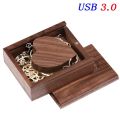 Wedding Love Free Custom Logo Wooden Gift Box USB 3.0 Flash Drive High Speed Pen Drive Maple Real Capacity Memory Stick 64GB. 