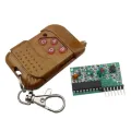 4 Channel Wireless RF Remote Control 433MHz 4CH Transmitter and Receiver Circuit - Wireless Remote Control System with Transmitter and Receiver. 