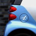 3D Funny Human Shape Style Car Stickers Vinyl Gas Tank Decal Reflective Fuel Lid Decals Self-Adhesive Fuel Gauge Empty Stickers Auto Fuel Tank Cover Sticker Universal Funny Signs Decal.