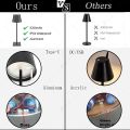 CE RoHs Rechargeable Table Lamp Waterproof IP54 USB Cordless Light Aluminum Portable Bedroom Lampada Da Tavolo Energy Saving. 