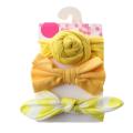 3Pcs/set Baby Headband Bows Rabbit Ears Lace Flower Soft Elastic Baby Girl Headband Newborn Turban Winter Hair Accessories. 