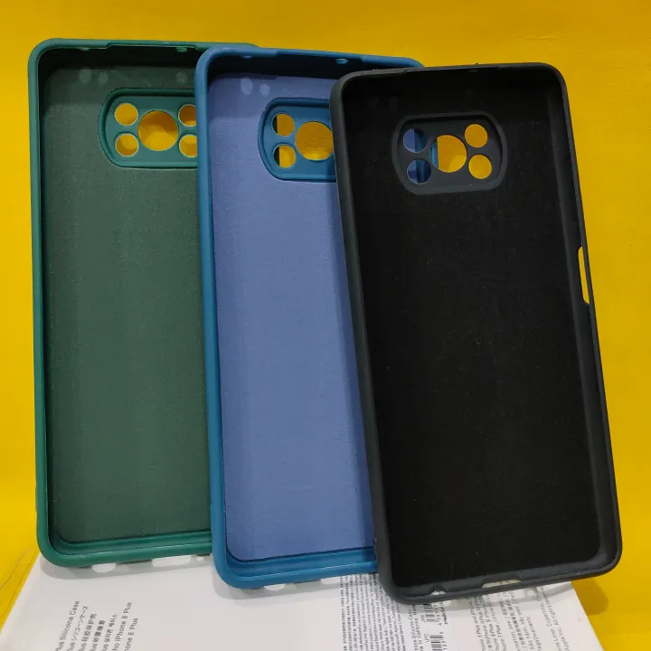 Poco%20X3%20/%20Poco%20X3%20Pro%20(Same%20Size)%20Silicone%20Soft%20Cover%20Case%20-Microfiber%20Inside%20-%20Image%203