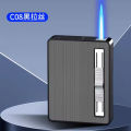 Automatic Storage Cigarette Box Holder Gas Lighter.