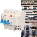 Electric Leakage Circuit Breaker 50/60Hz 3P 63A 220V Overload Short Circuit Leakage Protection Residual Current Circuit Breaker. 
