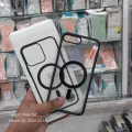 For iPhone 7 Plus  Iphone 8 Plus Magsafe Magnetic case Charger supported Slim Clear transparent Silicone Back Cover cases. 