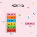 Magnetic Arithmetic Learning Toy, Cylinder Numbers, Intelligence Development Toy, Kids Number Game Blocks,  Magnetic Math Toy. 