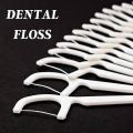 Dental Floss Pick Toothpick Interdental Cleaner Tooth Pick Flosser (50 Piece).