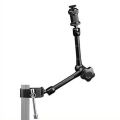 Magic Arm With Super Clamp 11 inch Articulating Friction Crab Clamp With 1/4 inch And 3/8 inch Thread For Dslr Camera Rig, Monitor,Led Lights And Flash Light.