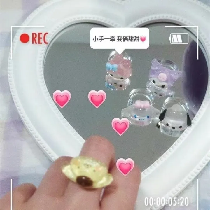 2023%20Sanrio%20Anime%20Ring%20Adjustable%20Accessories%20Cute%20Cinnamoroll%20My%20Melody%20Kuromi%20Resin%20Girlfriend%20Girl%20Heart%20Decorate%20Toys%20Gift%20-%20Image%205