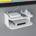 Setup Box Stand/WiFi Router Stand Wall Mount for Home Wall Shelf for Holding Speakers WiFi Router Game Console Remote Streaming Device. 
