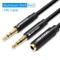 Vention Audio Splitter Headphone Adapter 3.5mm AUX Cable for Computer 1 Female to 2 Male Mic Y Splitter Headset to PC Adapter. 